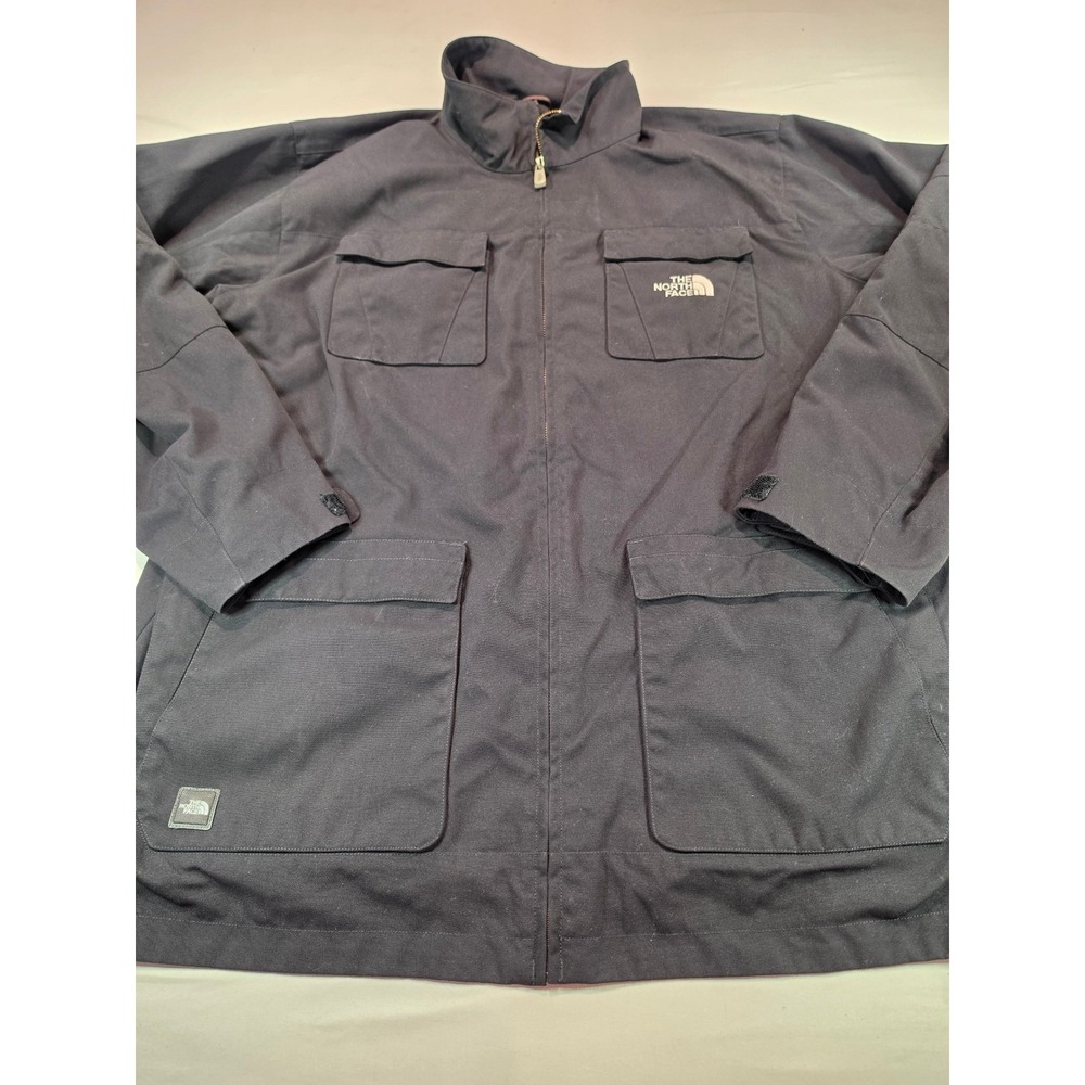 The North Face A5 Series Mens 2XL vintage Black Utility Field Jacket Canvas